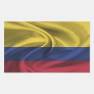 Colombia Flag Rectangular Sticker