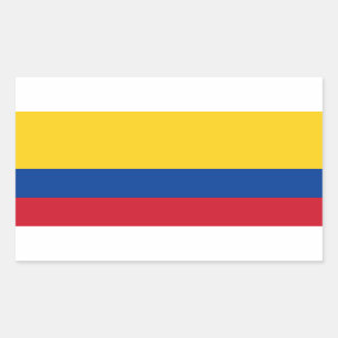 Colombia Flag Rectangular Sticker