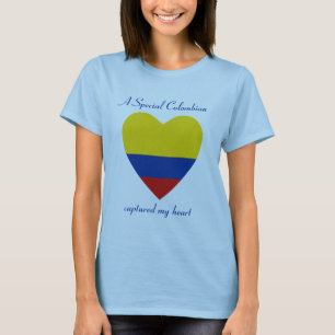 Colombia Flag Sweetheart T-Shirt