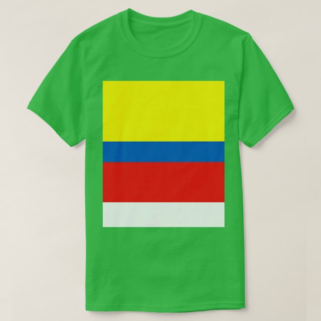 Colombia Flag T-Shirt (Design Front)