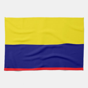 Colombia flag tea towel