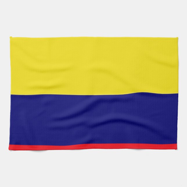 Colombia flag tea towel (Horizontal)