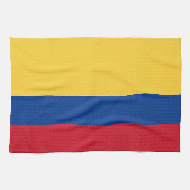 Colombia flag tea towel (Horizontal)