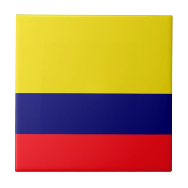Colombia flag tile (Front)