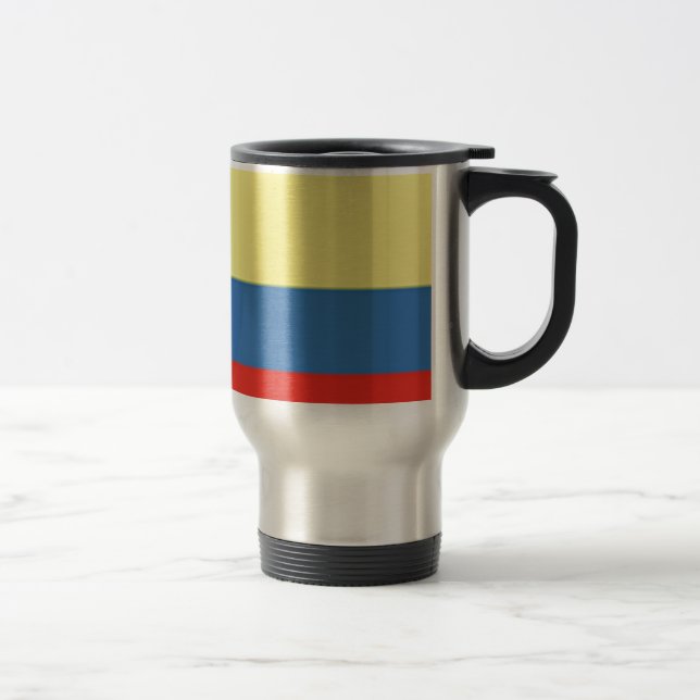 Colombia Flag Travel Mug (Right)