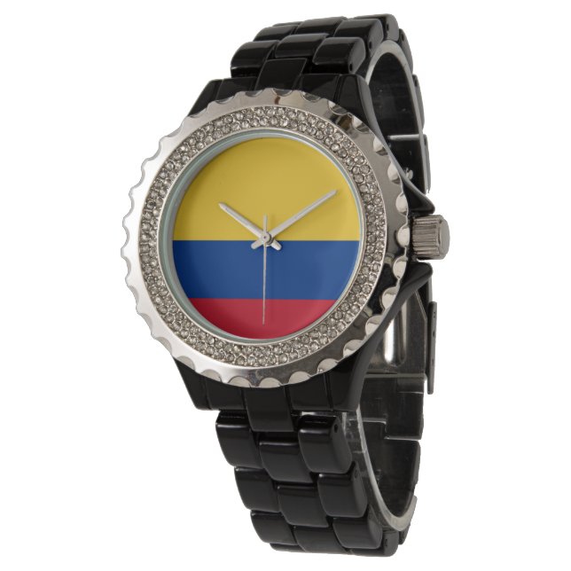 Colombia flag watch (Angled)