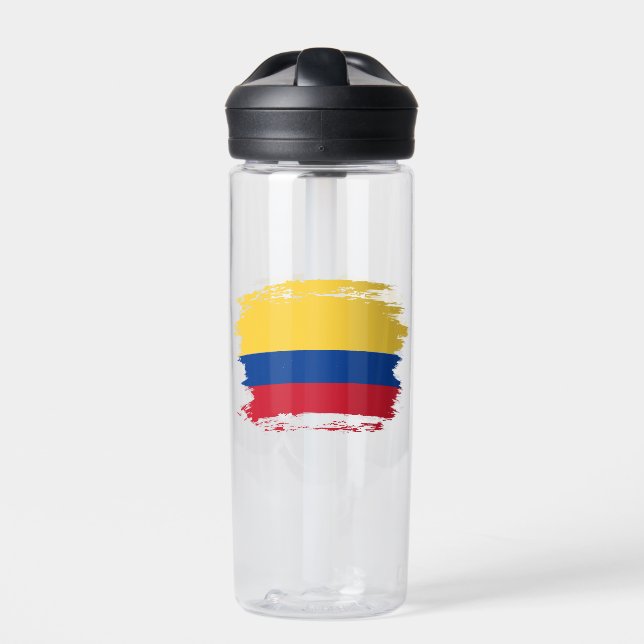 Colombia flag water bottle (Front)