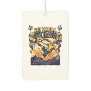 Colombia Goal Energy Skeleton Striker Nations Crea Car Air Freshener