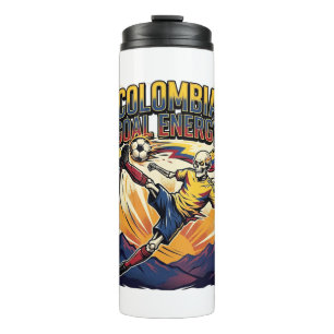Colombia Goal Energy Skeleton Striker Nations Crea Thermal Tumbler