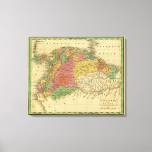 Colombia, Guiana Canvas Print