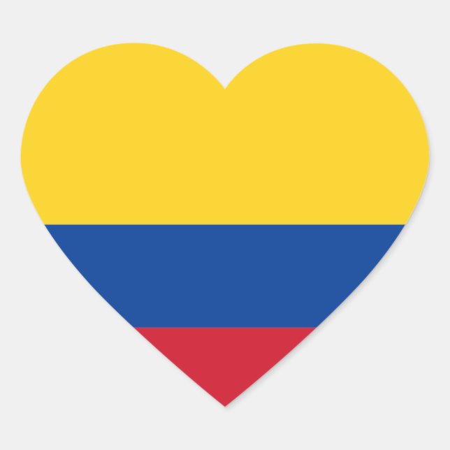 colombia heart sticker (Front)