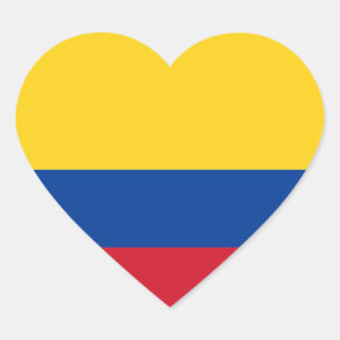 colombia heart sticker