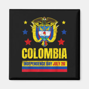 Colombia Independence Day July 20 Colombian Flag Magnet