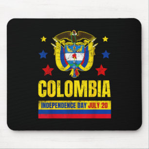 Colombia Independence Day July 20 Colombian Flag Mouse Pad