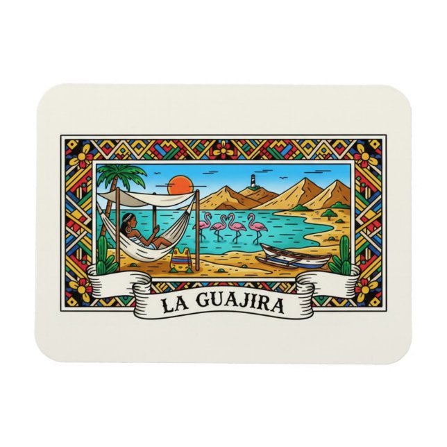 Colombia La Guajira Desert Magnet (Horizontal)