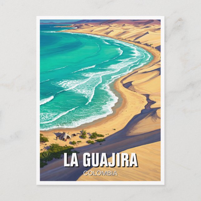 Colombia La Guajira Desert Postcard (Front)