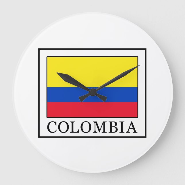 Colombia Large Clock (Front)