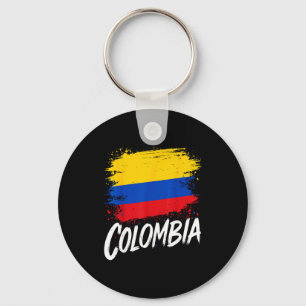 Colombia Lover Colombian Flag  Key Ring
