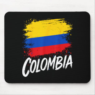Colombia Lover Colombian Flag Mouse Pad