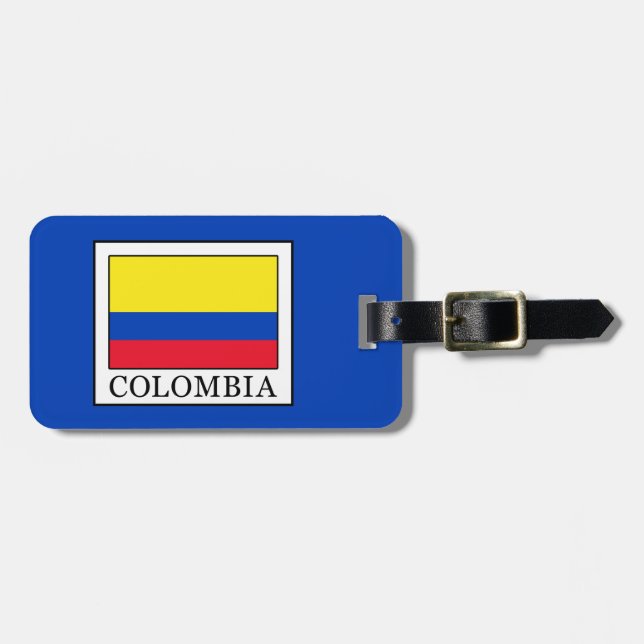 Colombia Luggage Tag (Front Horizontal)