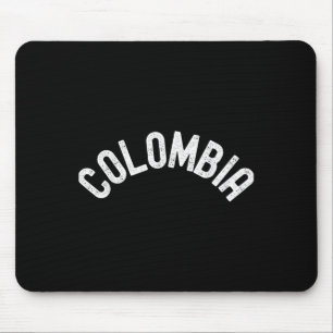 Colombia Map Quote Graphic Colombian Outline Mouse Pad