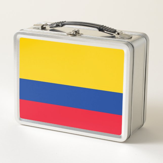 Colombia Metal Lunch Box (Front)