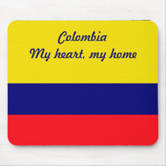 Colombia my heart my home mouse pad