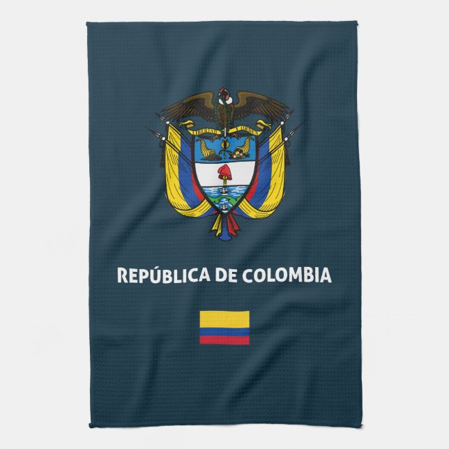 Colombia passport phone case tea towel (Vertical)