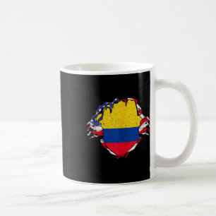Colombia Pride Flag Colombian National Expat Patri Coffee Mug