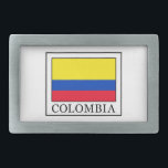 Colombia Rectangular Belt Buckle<br><div class="desc">Colombia</div>