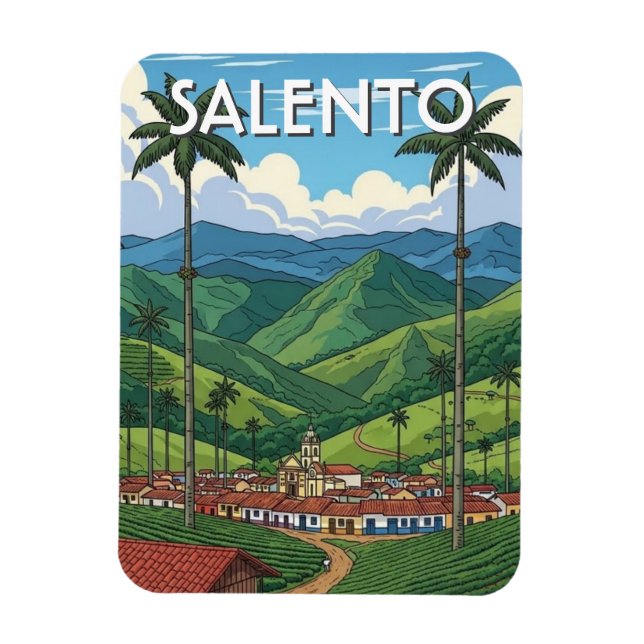 Colombia Salento Magnet (Vertical)