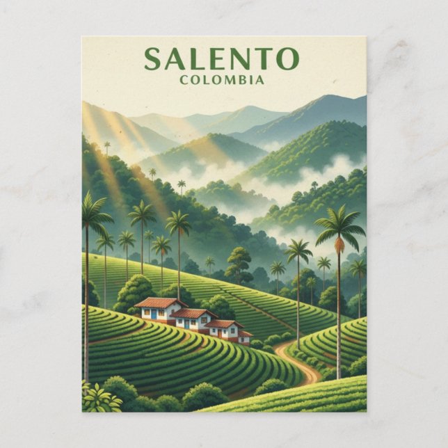 Colombia Salento Postcard (Front)