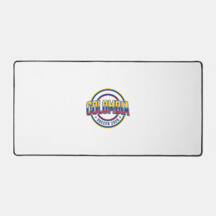 Colombia Soccer 2026 Soccer Bold Country Typograph Desk Mat