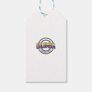 Colombia Soccer 2026 Soccer Bold Country Typograph Gift Tags