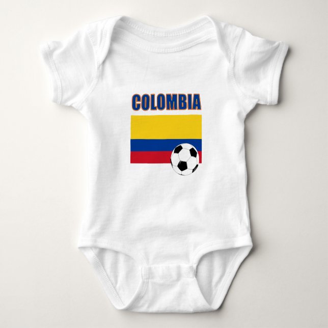 Colombia Soccer  4032 Baby Bodysuit (Front)