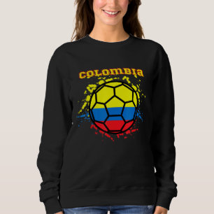 Colombia Soccer Colombian Flag Futbol Fan Jersey Sweatshirt