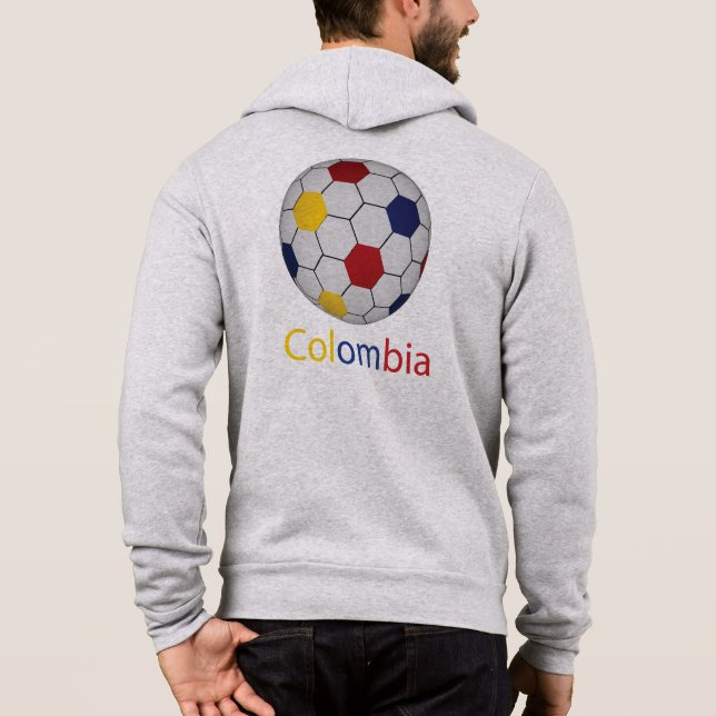 Colombia Soccer Hoodie (Back)
