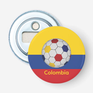 Colombia Soccer Keychain Bottle Opener