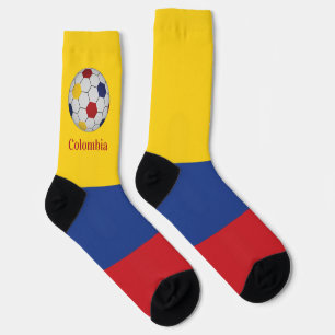 Colombia Soccer Poster Socks