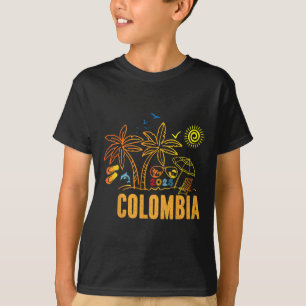 Colombia Souvenirs Vacation 2025 Family Trip Frien T-Shirt