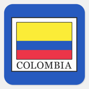 Colombia Square Sticker