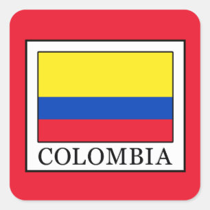 Colombia Square Sticker