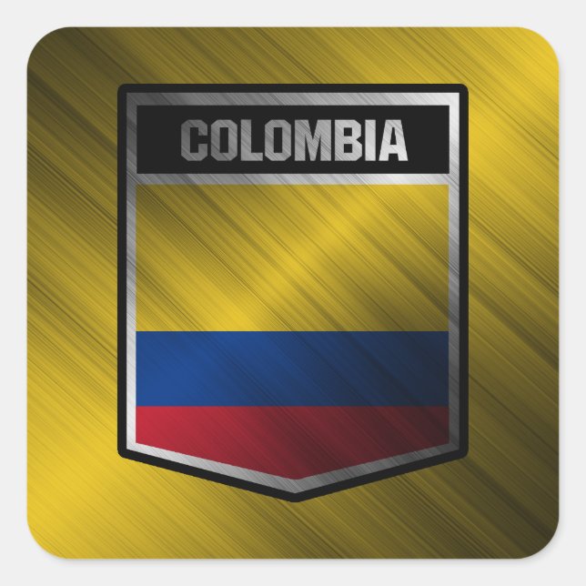 Colombia Square Sticker (Front)