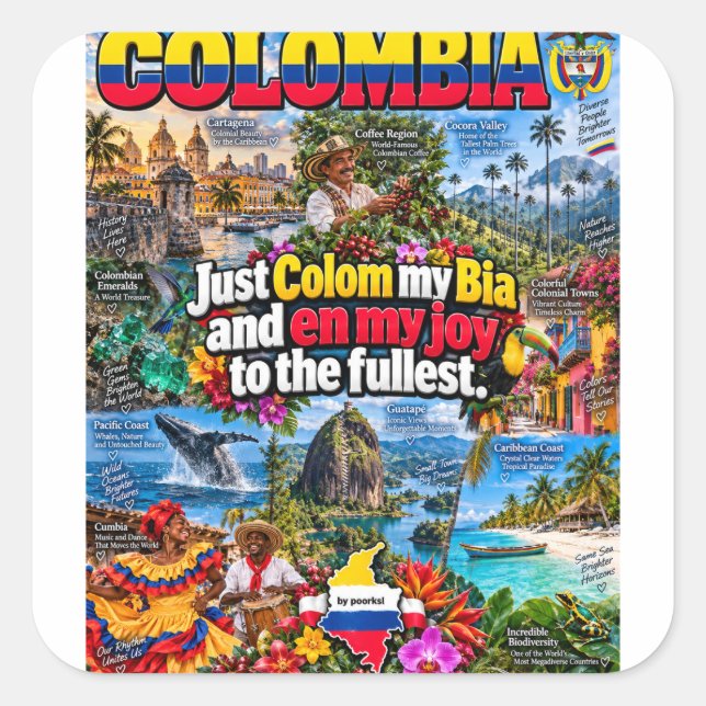 Colombia sticker (Front)