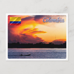 Colombia - Sunset - Postcard