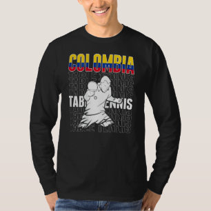 Colombia Table Tennis  Support Colombian Ping Pong T-Shirt