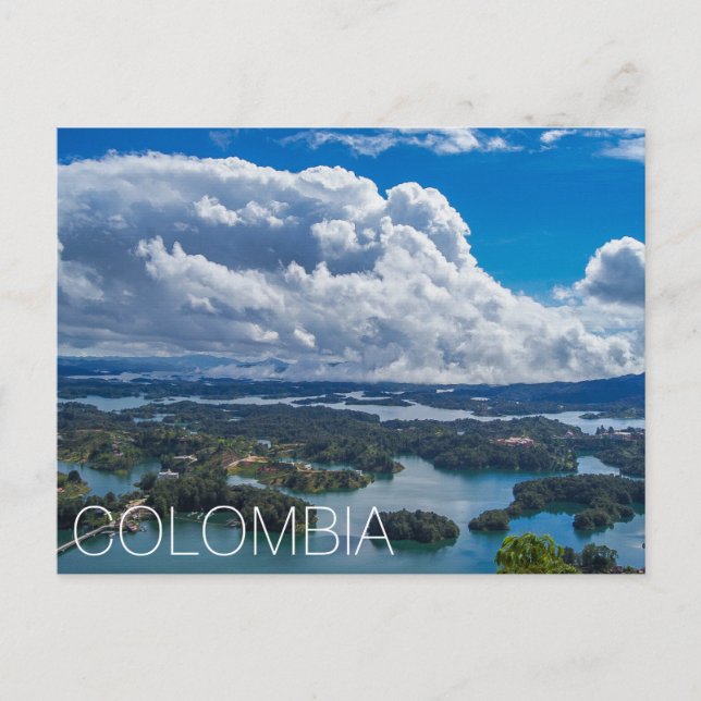 Colombia, (View From Piedra del Peñol) Postcard (Front)