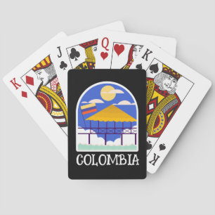 Colombia Vintage Travel Playing Cards
