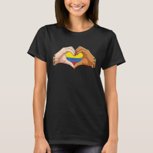 Colombia Women Men Patriotic Colombian Flag Colomb T-Shirt