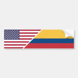 Colombian-American Bumper Sticker